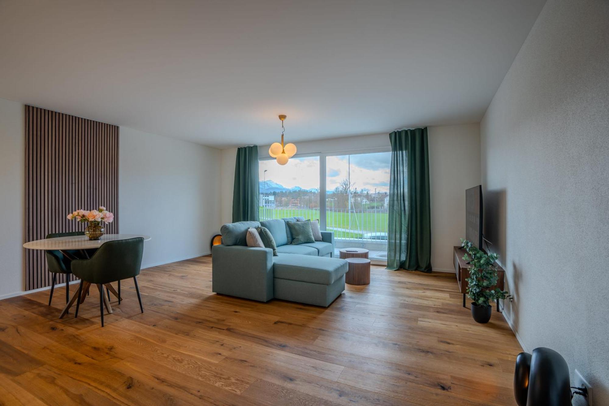 Visionary Hospitality Rothenburg, Lucerne - Premium Apartments With Free Parking, Washer, Kitchen, Terrace, 15' City Ngoại thất bức ảnh