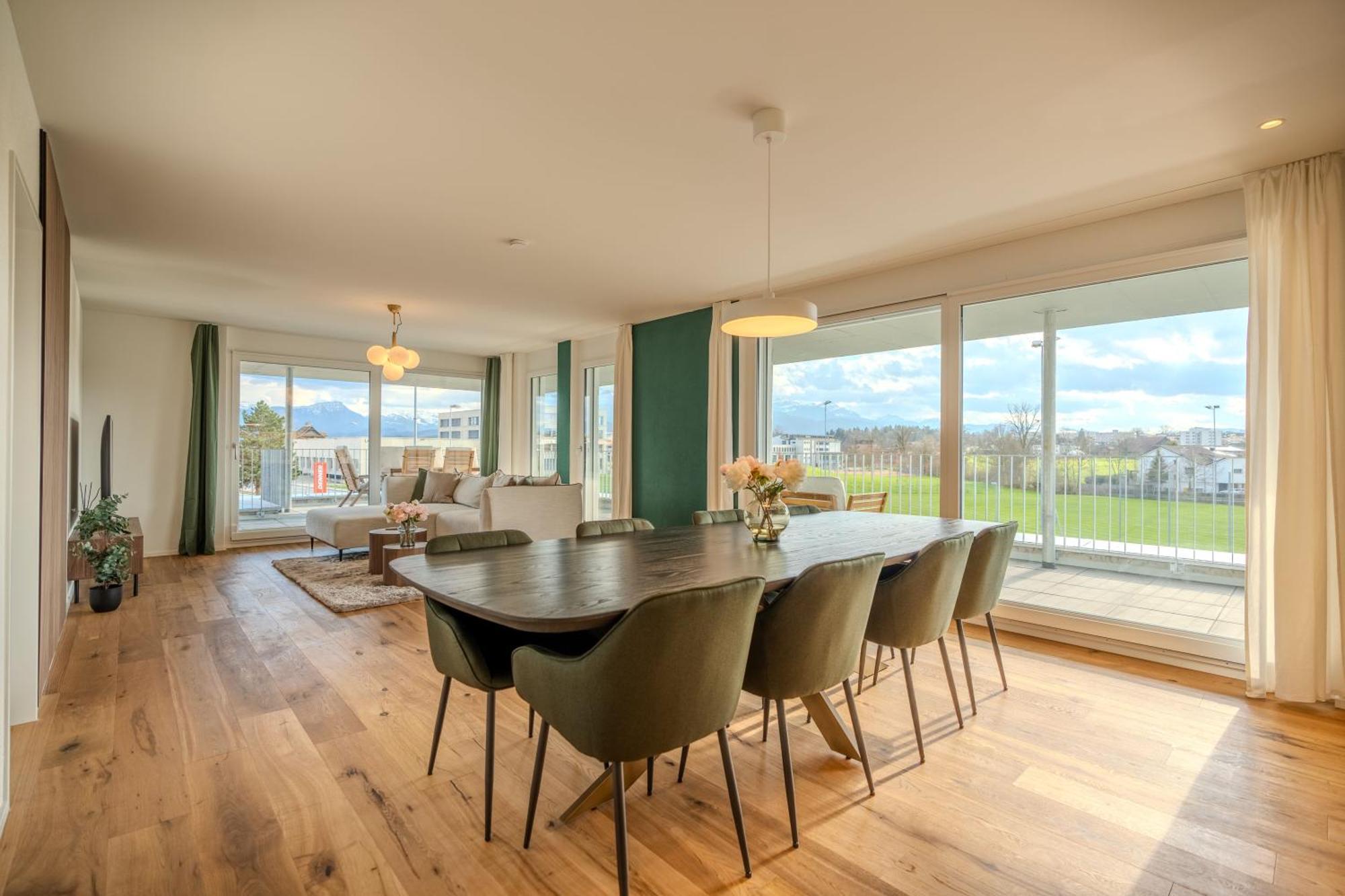 Visionary Hospitality Rothenburg, Lucerne - Premium Apartments With Free Parking, Washer, Kitchen, Terrace, 15' City Ngoại thất bức ảnh